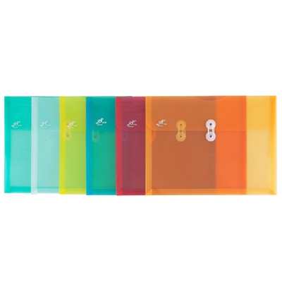 EAST FILE POLY ENVELOPE F4 DOCUMENT HOLDER WITH STRING (WIDTH)