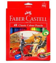 FABER CASTELL RL COLOUR PENCIL CLASSIC 48 LONG