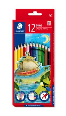 STAEDTLER LUNA PERMANENT COLOUR PENCIL 12 LONG (80 BOX/CTN)