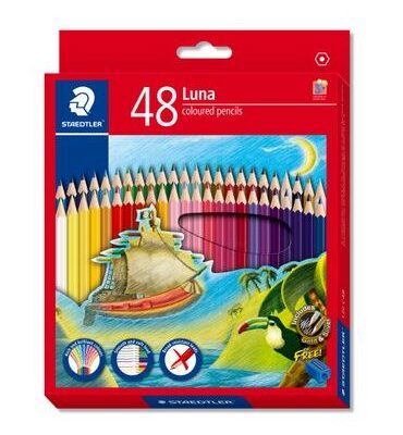 STAEDTLER LUNA PERMANENT COLOUR PENCIL 48 LONG