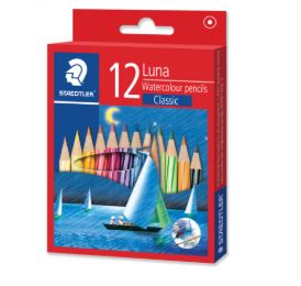 STAEDTLER LUNA WATERCOLOUR PENCIL CLASSIC 12 SHORT